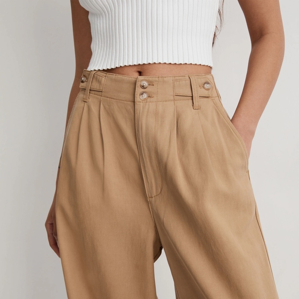 Madewell - The Harlow Wide-Leg Pant - Seed Khaki - Picture 4 of 15